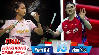 Putri Kusuma Wardani vs Han Yue || Final Hongkong Open 2024