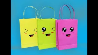 Origami Paper Bag | How To Make Paper Bags with Handles | Small Gift Bags