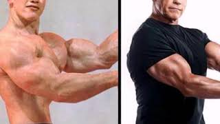 Arnold Alois Schwarzenegger before and after many years later