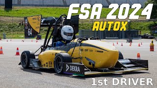 Formula Student Austria 2024 | AutoX 1st Driver | Onboard + Data | MART Formula Student