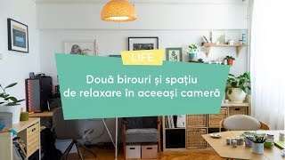 Mix&Match: două birouri și spațiu de relaxare în aceeași cameră | Life | Lovedeco