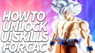 How To Unlock Ultra Instinct Skills For CAC Dragon Ball Xenverse 2 Update