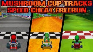 [TAF] Speed Cheat Freerun - Mushroom Cup Tracks | 1080P 60FPS