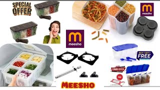 meesho haul review kitchen storage container | low price super quality |#storage #kitchen #container