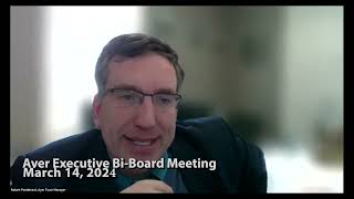 Ayer Executive Bi-Board Meeting: March 14, 2024