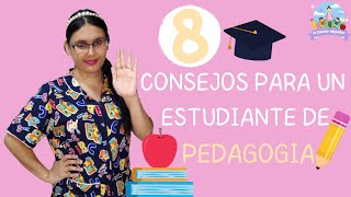 🤔👩🏻‍🎓Empiezas a estudiar PEDAGOGIA este 2022?/TOP 8 CONSEJOS que deberias saber!⭐