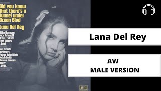 male version | AW - Lana Del Rey