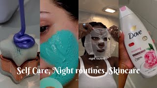 Satisfying selfcare, ASMR, night routines, skincare, hygiene, unwind