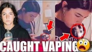 CHARLI DAMELIO VAPING