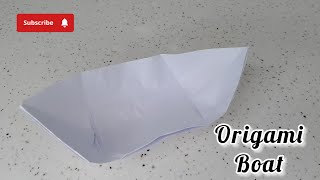 Origami Boat ⛵ || Easy Paper Boat || How To Fold A Simple Origami Boat || @MuntahaImaginativeCraft..