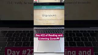 30 Day Aim || Reading Quran while Listening #muslimah #quranrecitation #alhamdulillah #student