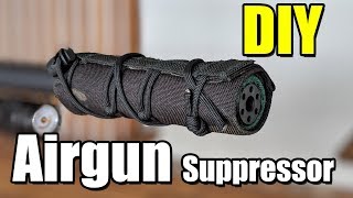 DIY Airgun Suppressor Version 2 - Warning!! Not Recommended!