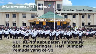 HUT Ke-13 Kabupaten Tambrauw Papua Barat dan memperingati Hari Sumpah Pemuda yang ke-93