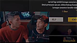 MOMENT KETIKA AKUN YUTUBER FF KE SUSPEND @BUDI01GAMING @BANGUCOKAWM @rizalmuk @AsepRocky10