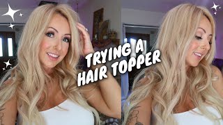 HAIR TOPPER FOR FINE HAIR | HOW TO INSTALL A HAIR TOPPER