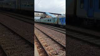 Amritsar Shatabdi crossing Sonipat at 130 kmph #shorts #indianrailways #sonipat #viralshorts