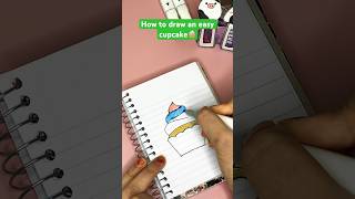 How to draw a simple🧁|please subscribe if u liked the video❤️#trending #drawing #cute #viral#kawaii