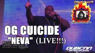 OG Cuicide "Neva" Live @ Club Bleu At A One West Magazine Event | @GhettoFlameTV