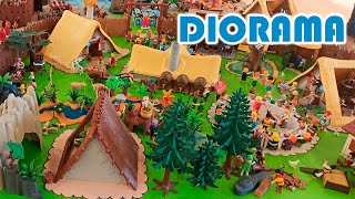 Diorama PLAYMOBIL "Escenas de Asterix y Obelix" - CLICKÀNIA 2023, Montblanc, Tarragona, Spain