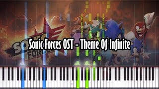 Sonic Forces OST - Theme Of Infinite - Piano Tutorial - Synthesia W/ Realistic Sound!