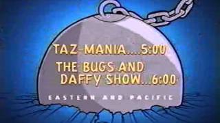 Cartoon Network Powerhouse era Coming up next Taz-Mania followed by The Bugs and Daffy Show