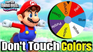 Can I beat Mario Wonder WITHOUT Touching Colors?