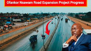 Watch How Ghana's 33.4Km Ofankor Nsawam Road Expansion Project Is FINALLY Taking Shape