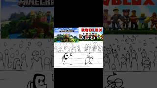 Minecraft VS Roblox 🤔 #viralvideo #trending #minecraft #roblox