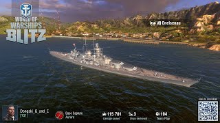 World of Warships Blitz: Gneisenau