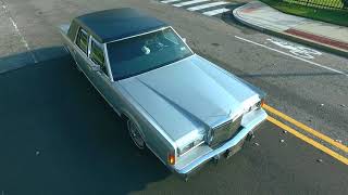 1989 Lincoln Town Car Drone Video by Charles Smith