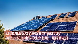 太阳能电池板成了特朗普的“关税玩具”；中国企业在东南亚的生产基地，是“躲在阴影里”的聪明选择：亞洲大眼睛20241114