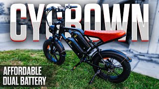 Cheap DUAL BATTERY Ebike - Cycrown CycHunter Review