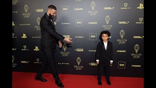 BALLON d'OR 2022 Karim Benzema invites ex - wife Cora Gauthier and son.