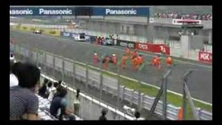 FORMULA NIPPON CRASH at FUJI, JAPAN, 2007