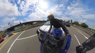 Yamaha R25 Vs Perodua Kancil | Dilanggar | Insta360 X3