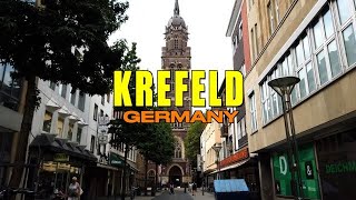 KREFELD, GERMANY - A RELAXING CITY WALKING TOUR IN 4K