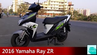 2016 Yamaha Ray ZR Walkaround, Engine Sound and Motion | carnama