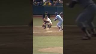 Throw back to former MLB catcher &  MVP Thurman Munson making an unreal pick & throw! He gone! #mlb