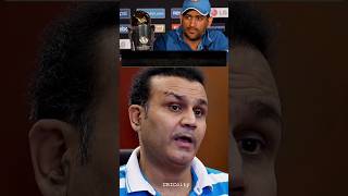 sehwag on msdhoni profit in Indian   captaincy🧐#cricketshorts #shorts #msdhoni  #indiancricketteam