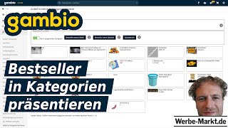 Gambio: Bestseller in Kategorien bevorzugen