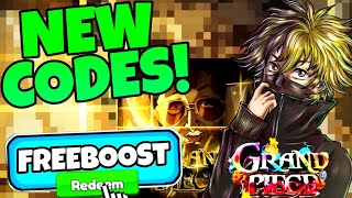 *NOVOS CÓDIGOS* TODOS OS NOVOS CÓDIGOS FUNCIONANDO NO GRAND PIECE 2024! UPDATE CODES