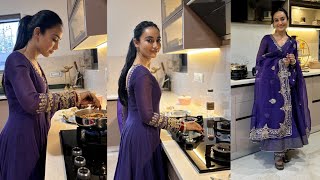 Surbhi Jyoti First Rasoi In Sasural With Husband Sumit Suri After Wedding