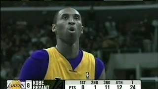 2004 03 15 Kobe Bryant  Highlights at Magic 38pts！Amazing  24pts in 4th Quarter