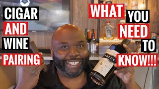 HOW TO PAIR A CIGAR WITH WINE.(RED WINE WITH A GREAT CIGAR)