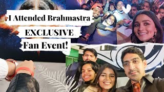 Vvlogs: Attended *Exclusive* Brahmastra Fan Event ft. Ranbir & Alia!! 🤩  | Vratika Gupta 2022