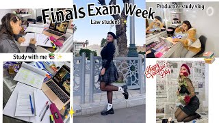 Productive Study Vlog 📚: 6am morning 🫠 , study together for finals exams ✨ shopping 🛍️