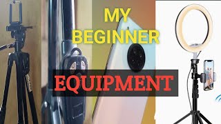 MY BEGINNER YOUTUBE SET UP//FILM WITH YOUR PHONE//BEGIN LIKE A PRO WITH YOUR PHONE