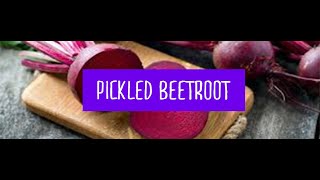 Pickled Beetroot