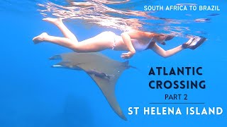 Atlantic crossing ⛵️South Africa - Brazil⛵️ St Helena Island 🐠🏝