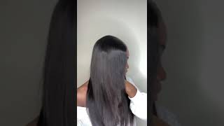 Straight wig with layers| raw Indian straight hair